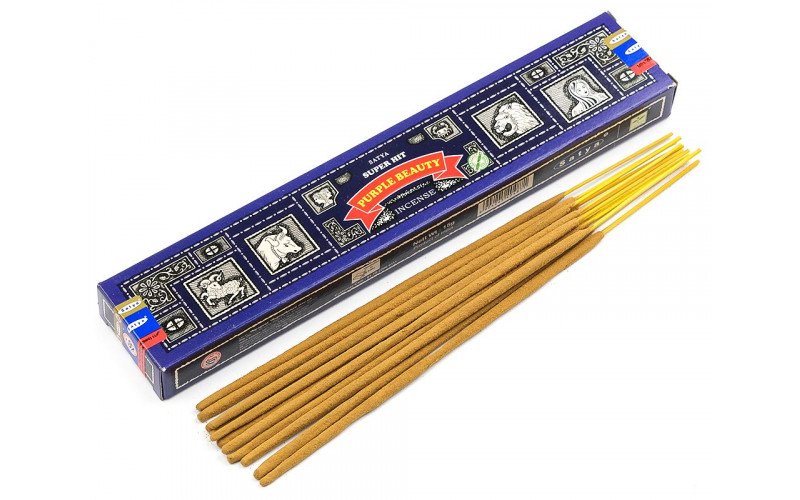 Благовония Satya B Super Hit Series Purple Beauty 15gm Пурпурная Красавица — изображение 1