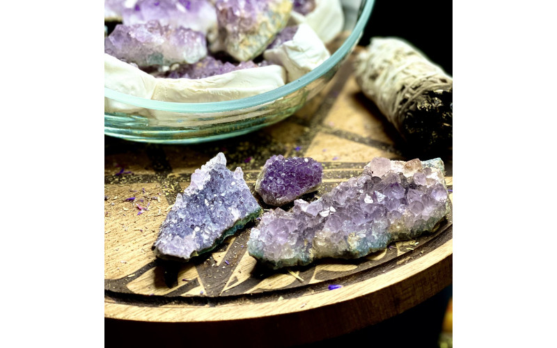 Друза лилового аметиста — изображение 1