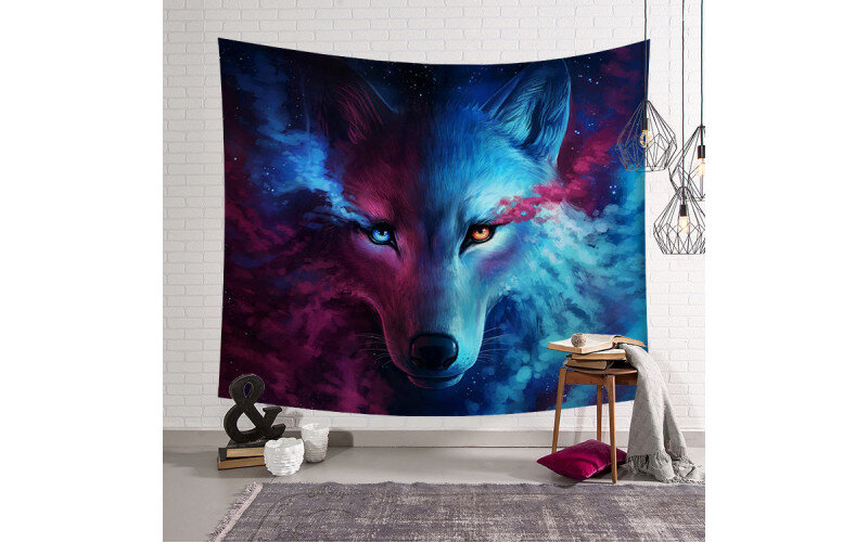 Звездный волк Гобелен настенный — изображение 1