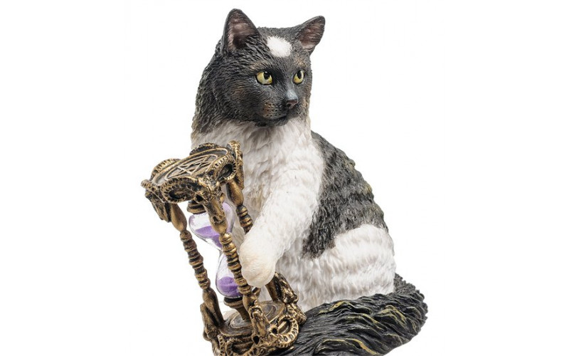 Кот с песочными часами (Лиза Паркер) Алтарная статуэтка — изображение 1