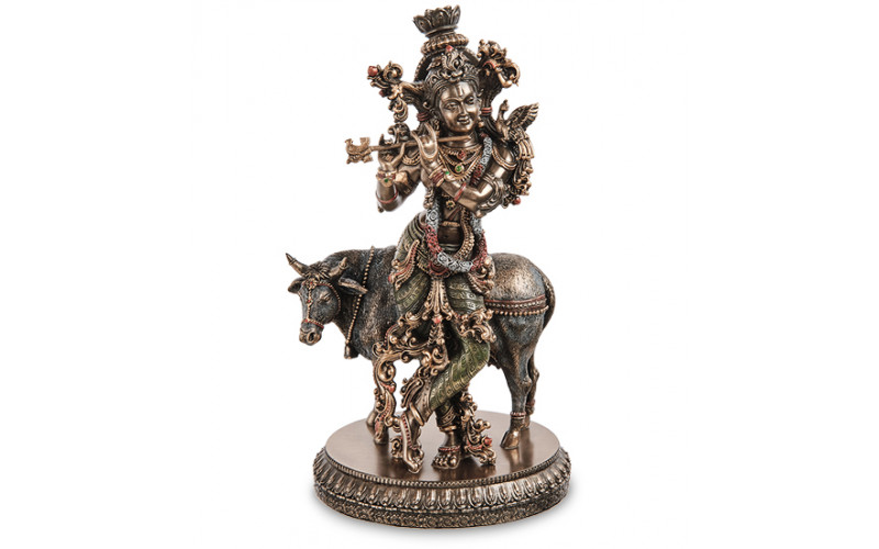 Кришна - божество в индуизме Алтарная статуэтка — изображение 1