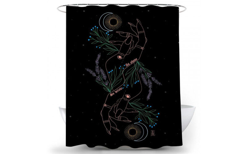 Магия трав Шторка для ванной — изображение 1