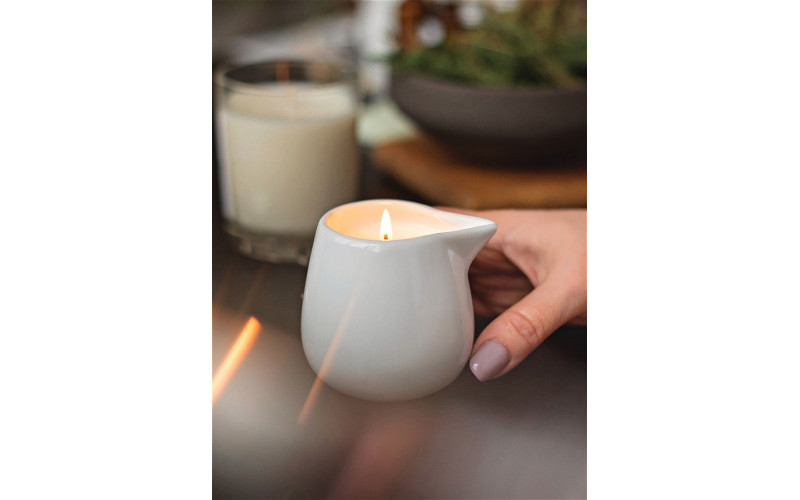 Массажная свеча с эфирным маслом иланг-иланга и лимона — изображение 1