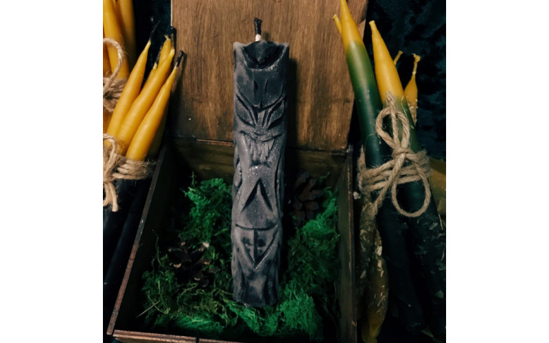 Морок свеча-ритуал восковая — изображение 1