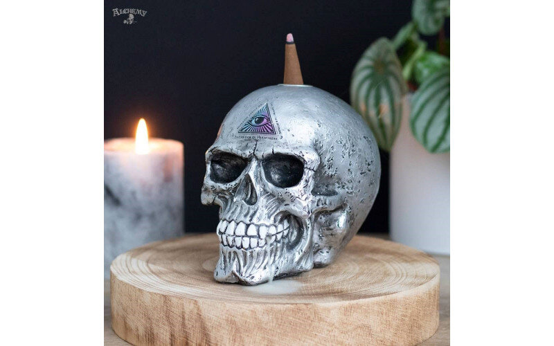 Подставка для стелющихся благовоний Череп — изображение 1