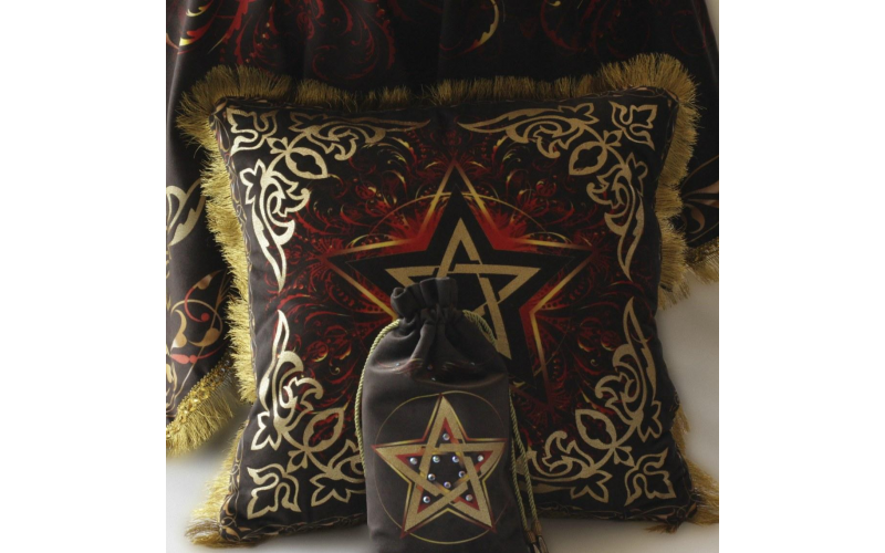 Подушка Двойная Пентаграмма (бархат)_6559955dd53ae.png Подушка Двойная Пентаграмма (бархат) — изображение 1