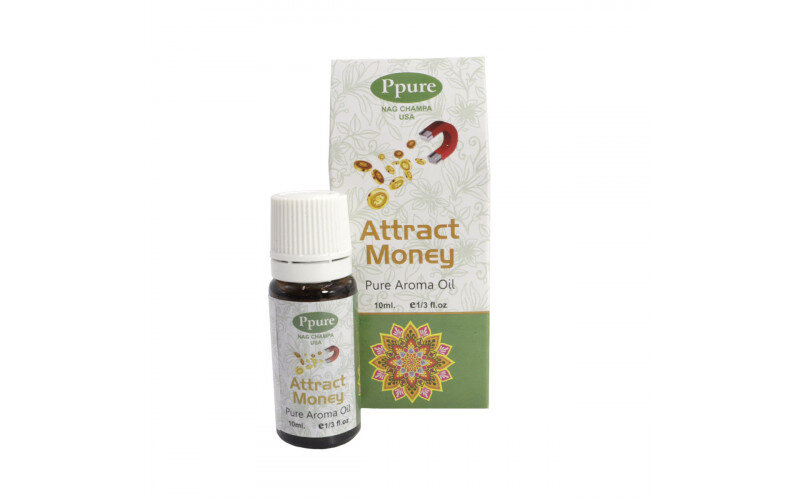 Привлечение денег Масло Ppure ароматическое масло для аромаламп 10 мл — изображение 1