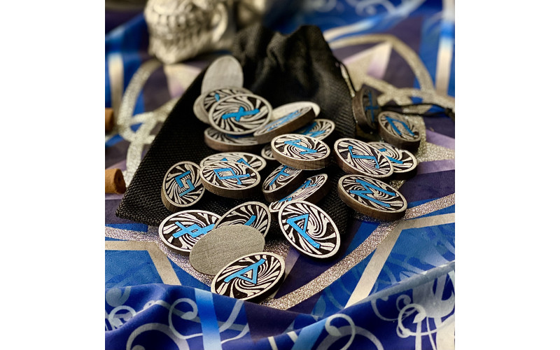 Руны скандинавские Водоворот из кедра — изображение 1