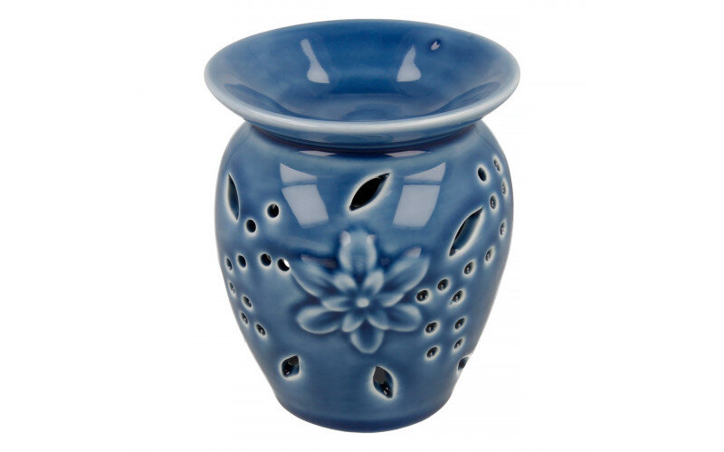 Цветок Аромалампа Цвет сине-серый 8.5 х 9,5 см — изображение 1