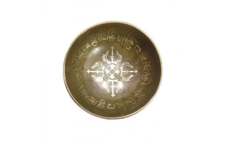 Чаша поющая ВАДЖРА ручная ковка 9 металлов d-10,5 см — изображение 1