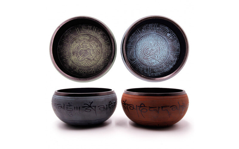 Чаша поющая из 3 металлов и алюминия d-15 см — изображение 1