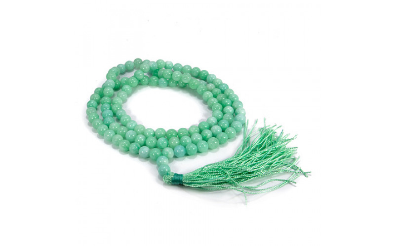 Четки из камня 108 бусин Амазонит Защита биополя и гармонизация чакр_65598aa5b5a33.jpeg Четки из камня 108 бусин Амазонит Защита биополя и гармонизация чакр — изображение 1