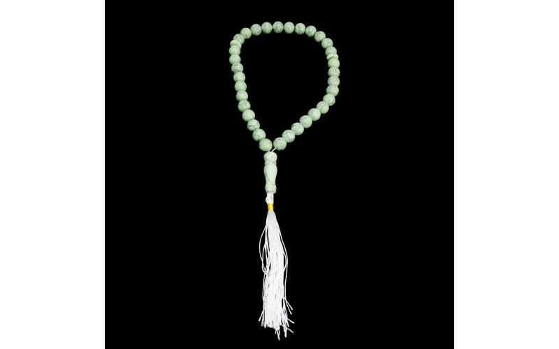 Четки из камня 33 бусины Говлит Камень с гигантским магическим и целебным потенциалом — изображение 1