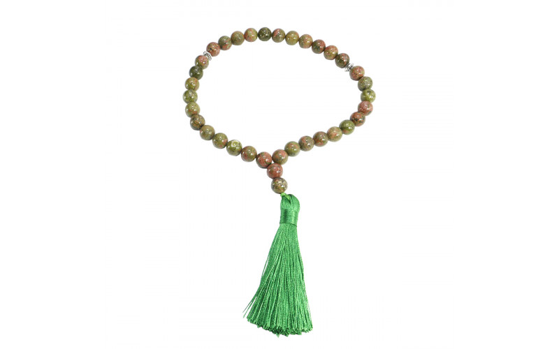 Четки из камня 33 бусины Унакит_655989f2972c1.jpeg Четки из камня 33 бусины Унакит — изображение 1