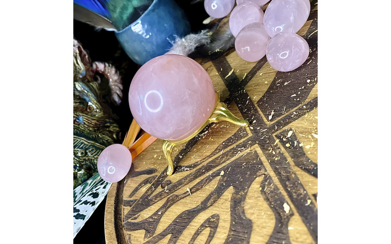 Шар из розового кварца 50 мм — изображение 1