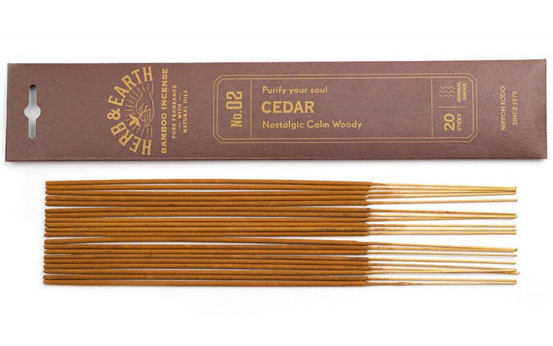 Японские благовония HERB & EARTH CEDAR Кедр — изображение 1