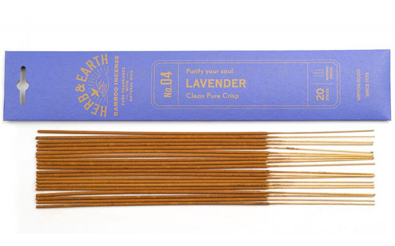 Японские благовония HERB & EARTH LAVENDER Лаванда — изображение 1