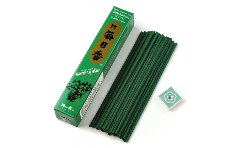 Японские благовония Morning Star Cedarwood (Кедр)_65598d634b358.jpeg Японские благовония Morning Star Cedarwood (Кедр) — изображение 1