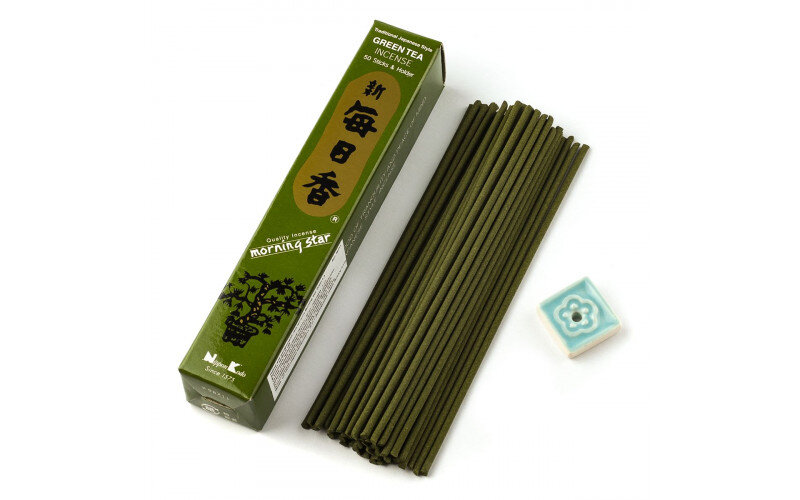 Японские благовония Morning Star Green Tea (Зеленый чай) — изображение 1