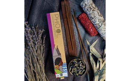 Благовония премиум аромапалочки Phool Пачули Patchouli 40 шт + подставка