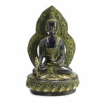 Будда с чашей дарующий бессмертие Antique Green Бронза h=24 см