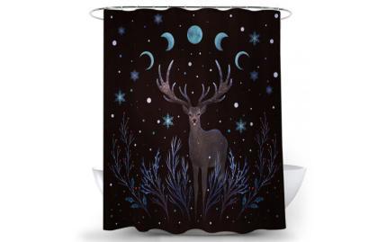 Дух Оленя Шторка для ванной