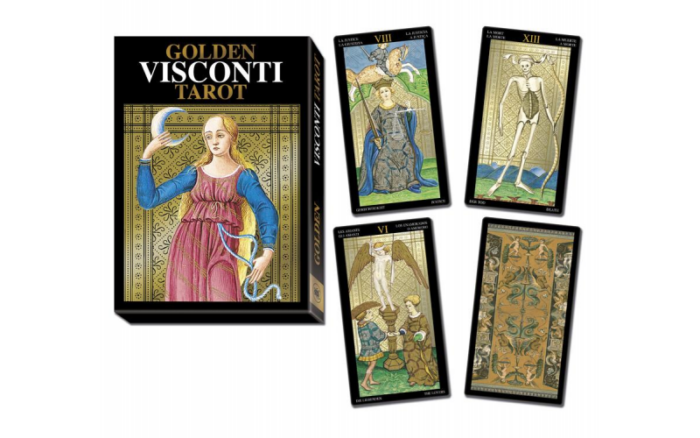 Золотое Таро Висконти, Старшие арканы (Golden Visconti Tarot) — изображение 1