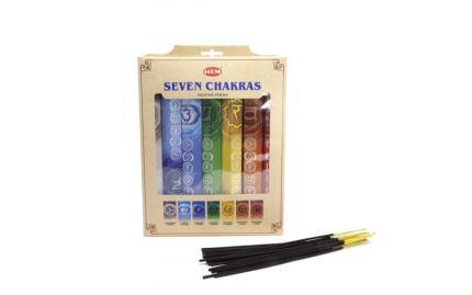 Подарочный набор 7 CHAKRAS GIFT PACK 7 Чакр в одном наборе 7 X 20 палочек