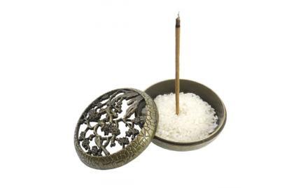 Подставка под благовония с цветущим Деревом Жизни под бронзу