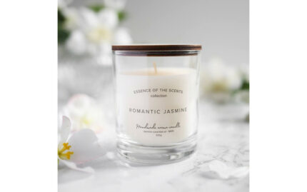 Романтический жасмин Свеча ароматическая в стеклянной банке