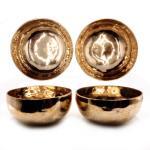 Чаша поющая Gold ручная ковка из 7 металлов d-13 см Целительная