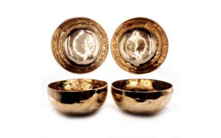 Чаша поющая Gold ручная ковка из 7 металлов d-13 см Целительная