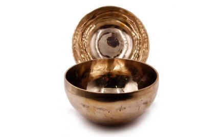 Чаша поющая Gold ручная ковка из 7 металлов d-15 см Целительная