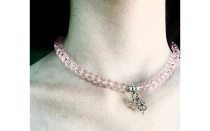 Чокер с розовым абакусом