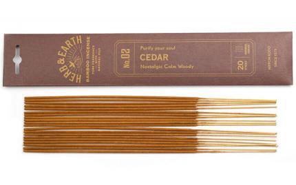 Японские благовония HERB & EARTH CEDAR Кедр