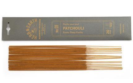 Японские благовония HERB & EARTH PATCHOULI Пачули