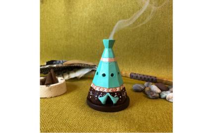 Индейский вигвам Подставка для конусных благовоний