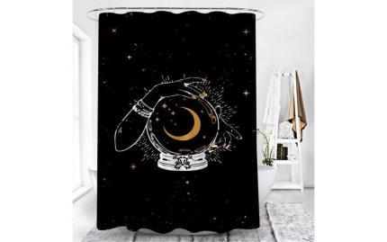 Мистический Шар Шторка для ванной