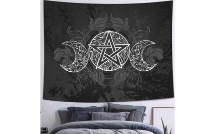 Триединая луна Настенный гобелен